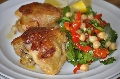 Piletina i salata od leblebije(a)